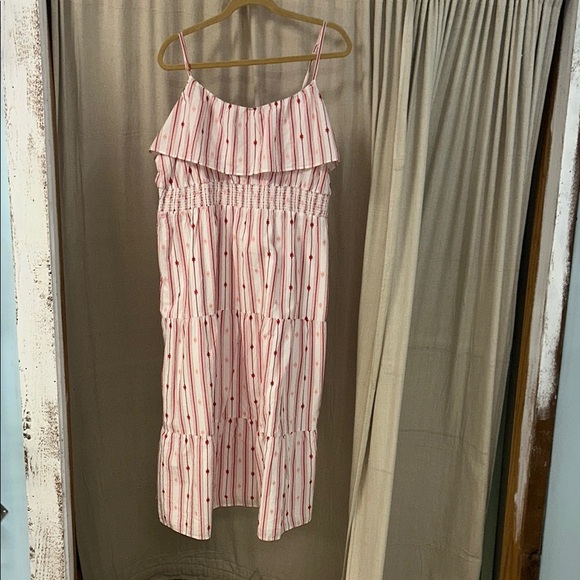 Red Stripe Print Maxi Dress - Loft - Picture 1 of 4